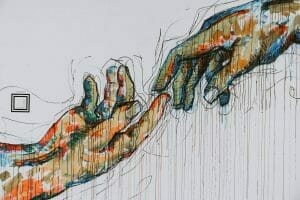 Fingers touching