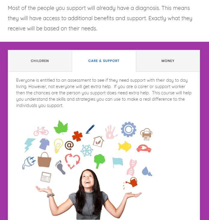Autism screenshot2 Autism Awareness Course | Social Care Training | Grey Matter Learning