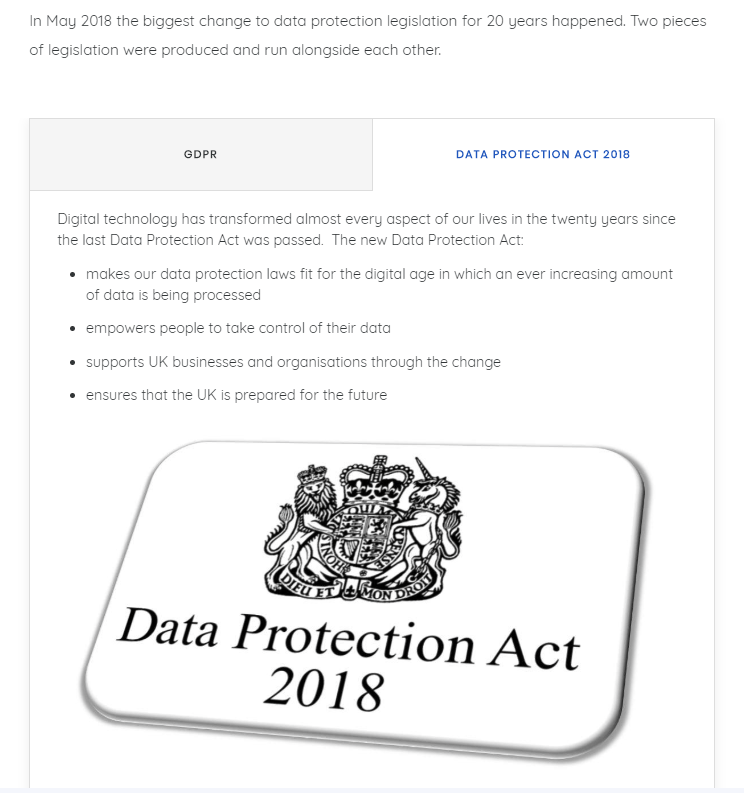 GDPR 5 GDPR and Data Protection Course for Social Care Companies | eLearning Training