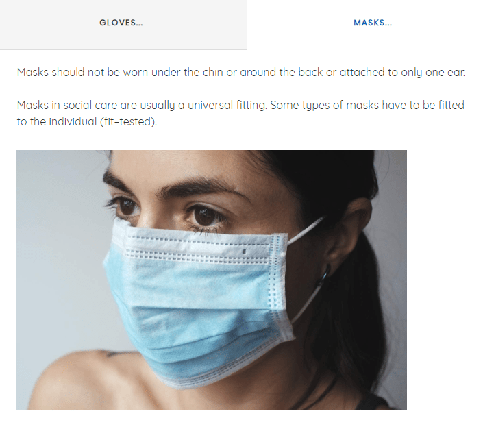 PPE (COVID-19) Essentials Course | Care Certificate Training