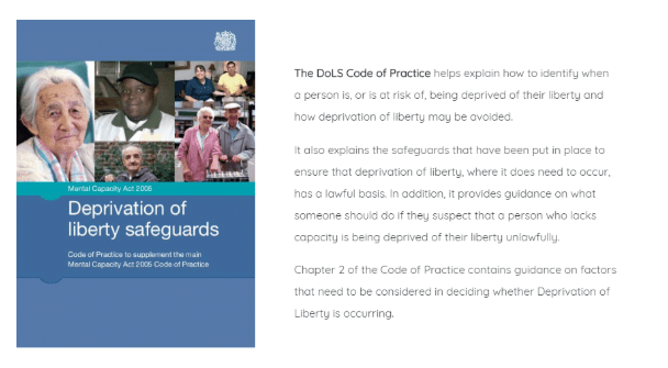 dols 3 Deprivation of Liberty Safeguards (DoLS) Essentials Training Course for Social Care Companies