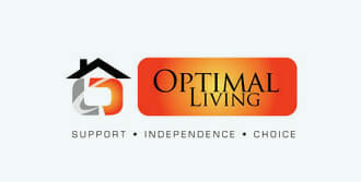 Optimal Living Logo | Proud to Support | Social Care Training | Care Certificate