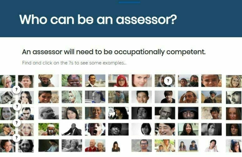 assessing comp screenshot 1 CQC competence