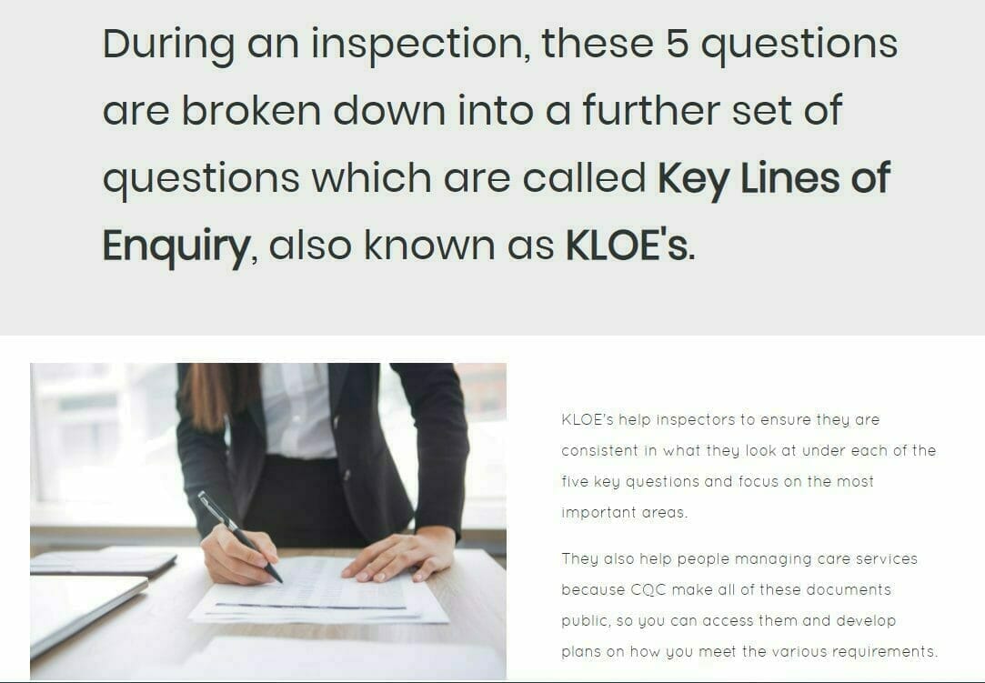 cqc screenshot 2 CQC KLOEs