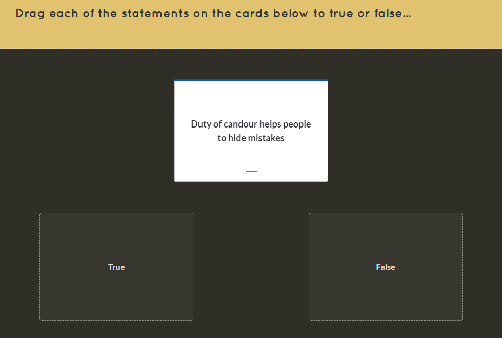 duty of candour screenshot 1 CQC & Duty of Candour