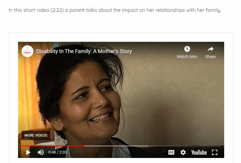 Understand RCC for CYP with complex disabilities or conditions screenshot 1 Understand RCC for CYP with complex disabilities or conditions screenshot 1