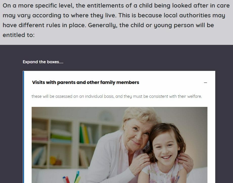 Understand the care system and its impact on CYP screenshot 3 Understand the care system and its impact on CYP screenshot 3