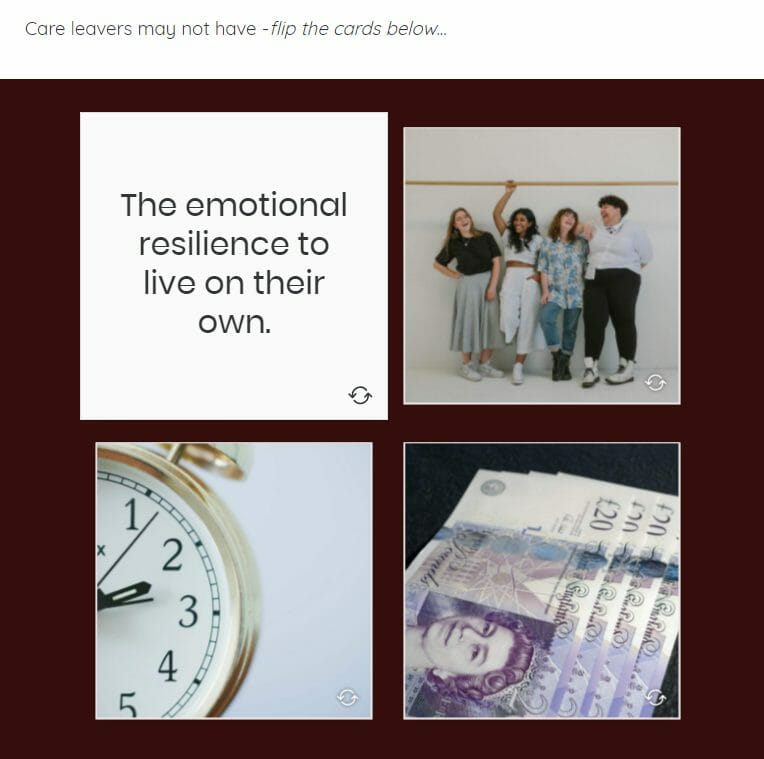 YP leaving care screenshot 1 YP leaving care screenshot 1