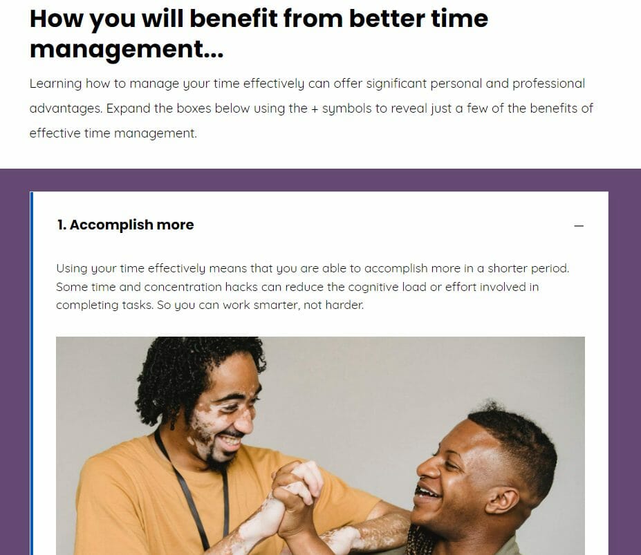 Time management screenshot 1 Time management screenshot 1